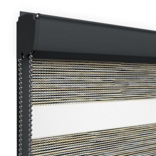  Roleta dzień - noc w kasecie z prowadnicam DĄB BORDEAUX BH-69