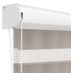 Roleta dzień-noc w kasecie koloru TAUPE BH 3405